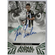 2024/25 Sportzoo Chance Liga 1. série #AIS-SU Jan Suchan Animal Instinct Green Auto 03/60