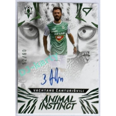 2024/25 Sportzoo Chance Liga 1. série #AIS-VC Vachtang Čanturišvili Animal Instinct Green Auto 52/60