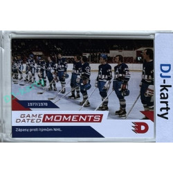 2024 Dynamo100 #061 Moments 1977/78 - zápasy proti týmům NHL