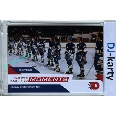 2024 Dynamo100 #061 Moments 1977/78 - zápasy proti týmům NHL