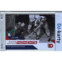 2024 Dynamo100 #059 Moments 1957/58 - Vladimír Nadrchal 1. start v repre