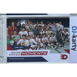 2024 Dynamo100 #063 Moments 1986/87 - druhý titul