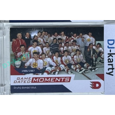 2024 Dynamo100 #063 Moments 1986/87 - druhý titul