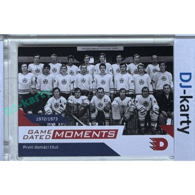 2024 Dynamo100 #060 Moments 1972/73 - první titul