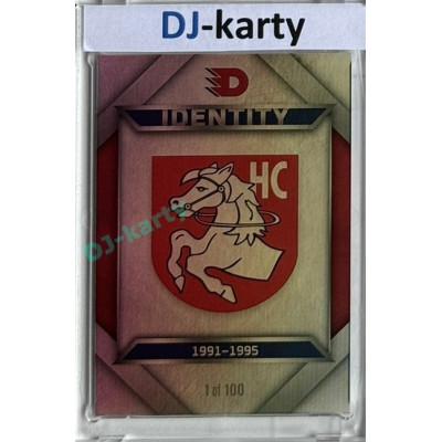 2024 Dynamo100 #007 Logo Identity 1991 - 1995 (HC kůň) Rainbow 1of100