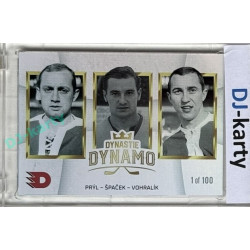 2024 Dynamo100 #053 DD trios Prýl – Špaček – Vohralík Rainbow 1of100