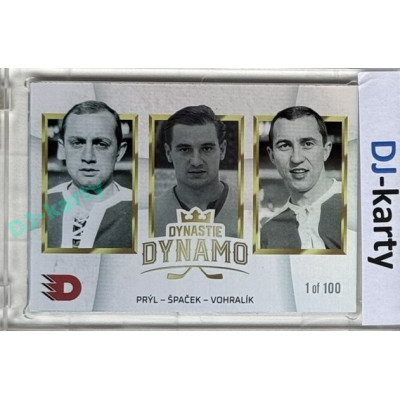 2024 Dynamo100 #053 DD trios Prýl – Špaček – Vohralík Rainbow 1of100