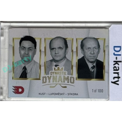 2024 Dynamo100 #047 DD trios Kusý – Lupoměstský – Jaroslav Sýkora Rainbow 1of100