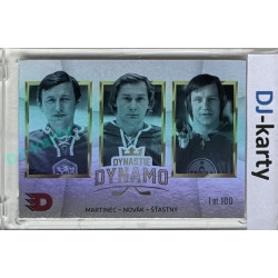 2024 Dynamo100 #054 DD trios Martinec – Jiří Novák – Šťastný Rainbow 1of100