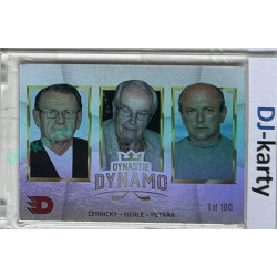 2024 Dynamo100 #048 DD trios Černický – Iserle – Petráň Rainbow 1of100