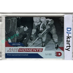 2024 Dynamo100 #059 Moments 1957/58 - Vladimír Nadrchal 1. start v repre Rainbow 1of100