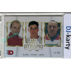 2024 Dynamo100 #056 DD trios Blažek – Petr Sýkora – Lubina Rainbow 1of100