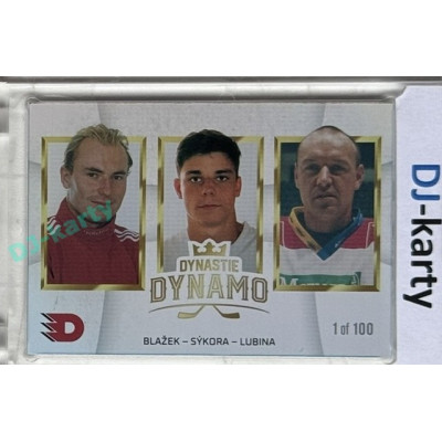 2024 Dynamo100 #056 DD trios Blažek – Petr Sýkora – Lubina Rainbow 1of100