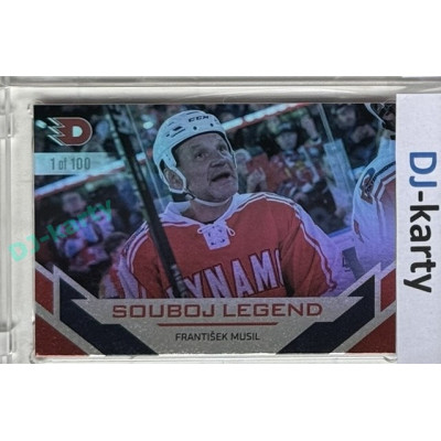 2024 Dynamo100 #081 Souboj Legend František Musil Rainbow 1of100
