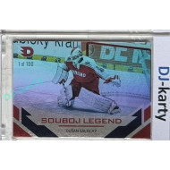 2024 Dynamo100 #075 Souboj Legend Dušan Salfický Rainbow 1of100