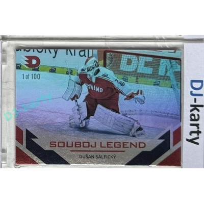 2024 Dynamo100 #075 Souboj Legend Dušan Salfický Rainbow 1of100