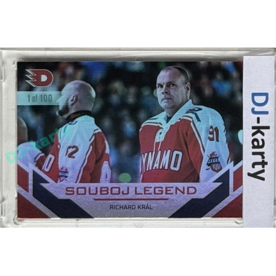2024 Dynamo100 #090 Souboj Legend Richard Král Rainbow 1of100