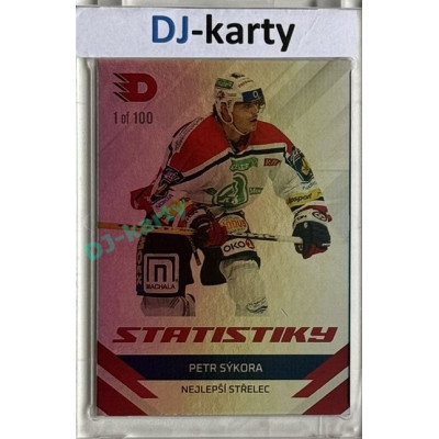 2024 Dynamo100 #094 Statistiky Nejlepší střelec - Petr Sýkora Rainbow 1of100