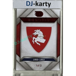 2024 Dynamo100 #004 Logo Identity 1950 - 1953 (kůň) Red 1of13