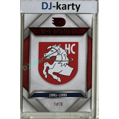 2024 Dynamo100 #007 Logo Identity 1991 - 1995 (HC kůň) Red 1of13