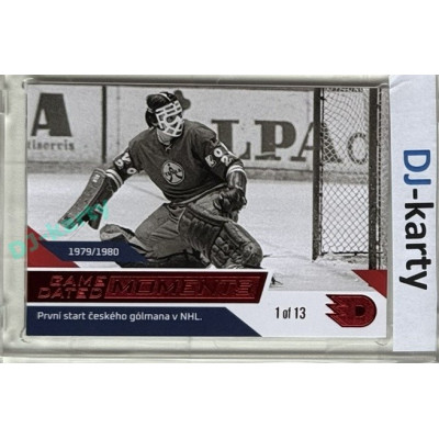 2024 Dynamo100 #062 Moments 1979/80 - Jiří Crha 1. start v NHL Red 1of13
