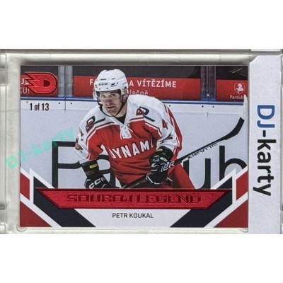 2024 Dynamo100 #087 Souboj Legend Petr Koukal Red 1of13