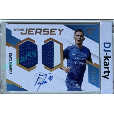 2023/24 Sportzoo Fortuna Liga 1. série #GJS-LT Lubomír Tupta Game Jersey Auto 09/25
