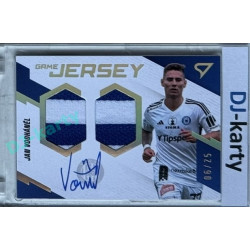 2023/24 Sportzoo Fortuna Liga 1. série #GJS-JV Jan Vodháněl Game Jersey Auto 06/25