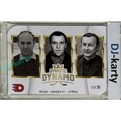 2024 Dynamo100 #046 DD trios Rejda – Sekera st. – Střída Die-cut 1of39