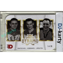 2024 Dynamo100 #050 DD trios Kratochvíl – Kobranov – Jiroutek Die-cut 1of39