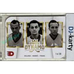 2024 Dynamo100 #051 DD trios Dolana – Mareš – Franc Die-cut 1of39