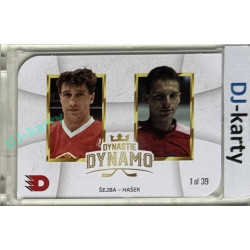 2024 Dynamo100 #057 DD duo Šejba – Hašek Die-cut 1of39