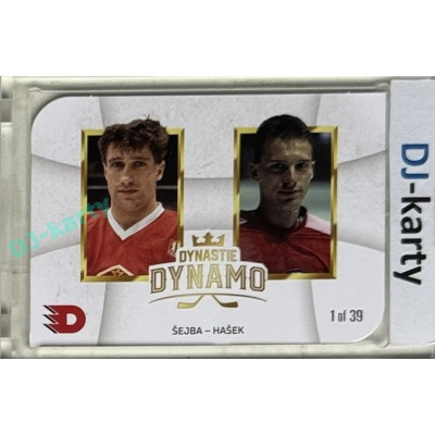 2024 Dynamo100 #057 DD duo Šejba – Hašek Die-cut 1of39