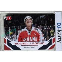 2024 Dynamo100 #076 Souboj Legend Dominik Hašek Die-cut 1of39
