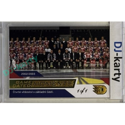 2024 Dynamo100 #065 Moments 2002/03 - vítěz základní části, finále Gold 1of1