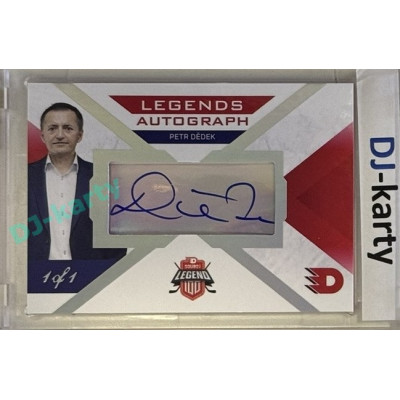 2024 Dynamo100 #LA-07 Petr Dědek Autograph Rainbow 1of1