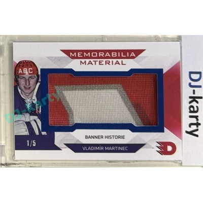 2024 Dynamo100 #MM-15 Vladimír Martinec Memorabilia Material Blue 1/5
