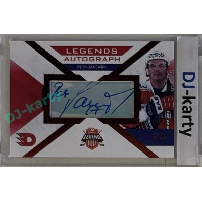 2024 Dynamo100 #LA-14 Petr Jančařík Autograph Red 7/15