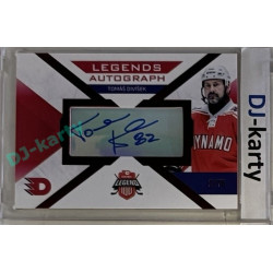 2024 Dynamo100 #LA-08 Tomáš Divíšek Autograph Red 2/15