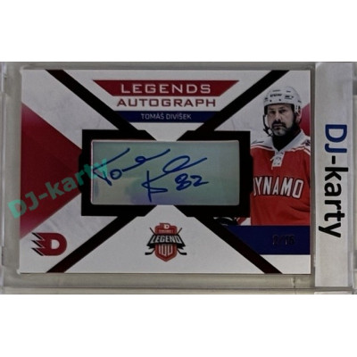 2024 Dynamo100 #LA-08 Tomáš Divíšek Autograph Red 2/15