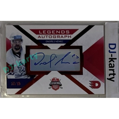 2024 Dynamo100 #LA-27 Ondřej Němec Autograph Red 10/15