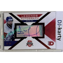 2024 Dynamo100 #LA-13 Zbyněk Irgl Autograph Red 15/15