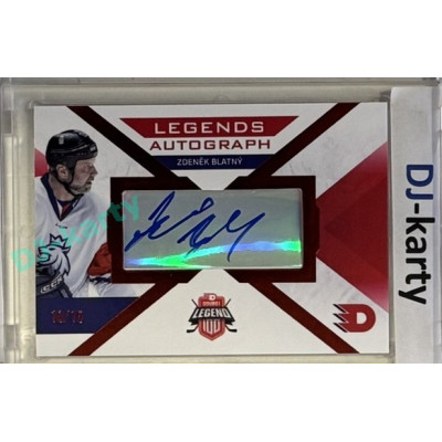 2024 Dynamo100 #LA-02 Zdeněk Blatný Autograph Red 10/15