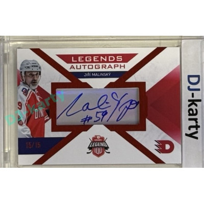 2024 Dynamo100 #LA-20 Jiří Malinský Autograph Red 15/15