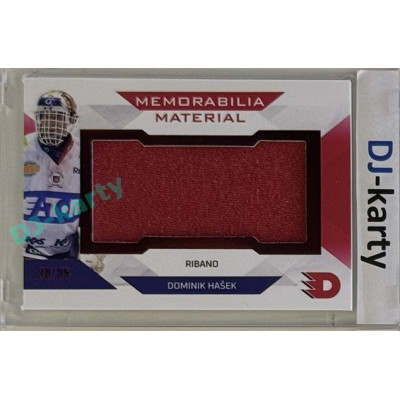 2024 Dynamo100 #MM-12 Dominik Hašek Memorabilia Material Red 30/35