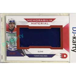 2024 Dynamo100 #MM-13 Tomáš Rolinek Memorabilia Material Red 29/35