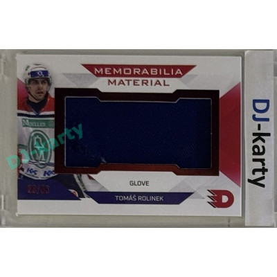 2024 Dynamo100 #MM-13 Tomáš Rolinek Memorabilia Material Red 26/35