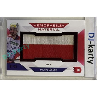 2024 Dynamo100 #MM-14 Michal Sýkora Memorabilia Material Red 31/35