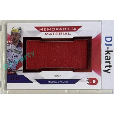 2024 Dynamo100 #MM-14 Michal Sýkora Memorabilia Material Red 15/35