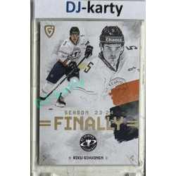 23/24 Goal Cards Finally Season #F-LT3 Riku Sihvonen 1of100